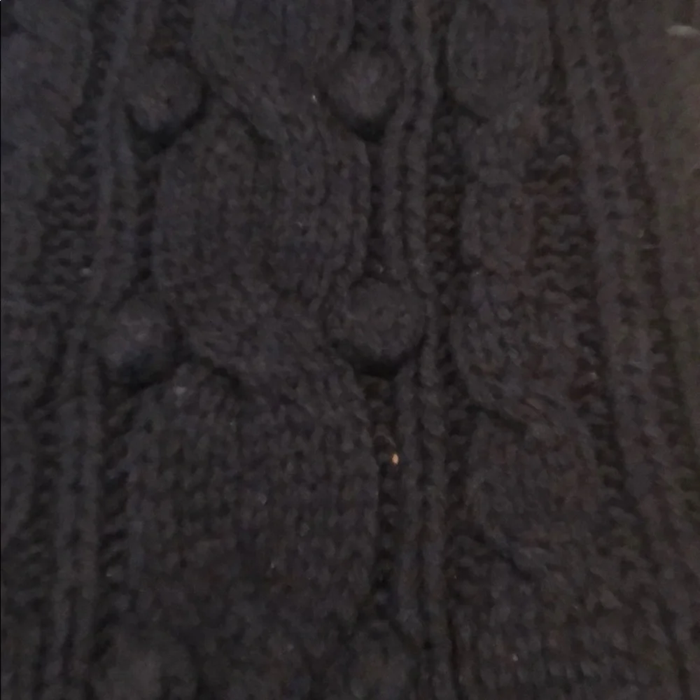 Gap Scarf Gap Black scarf thick and cozy